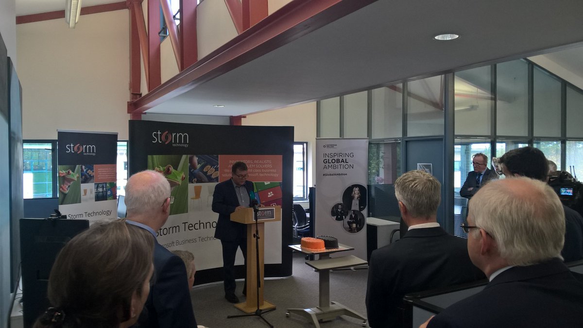 EI_ncorboy's tweet image. .@Entirl congratulates @StormTechLtd on their expansion announcement with jobs in Dublin and Galway