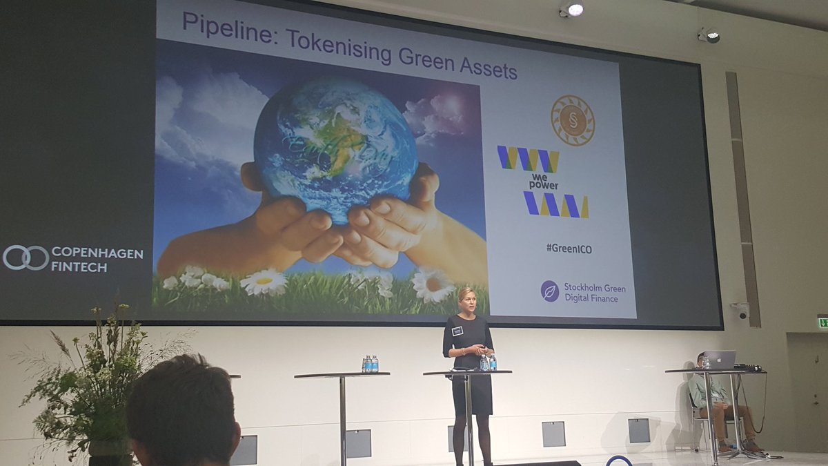 KristianT's tweet photo. Tokenising Green Assets through #greenICO
#fintech #cryptocurrency #finnoday #cphfintech https://t.co/ZgEZ6RMZxX
