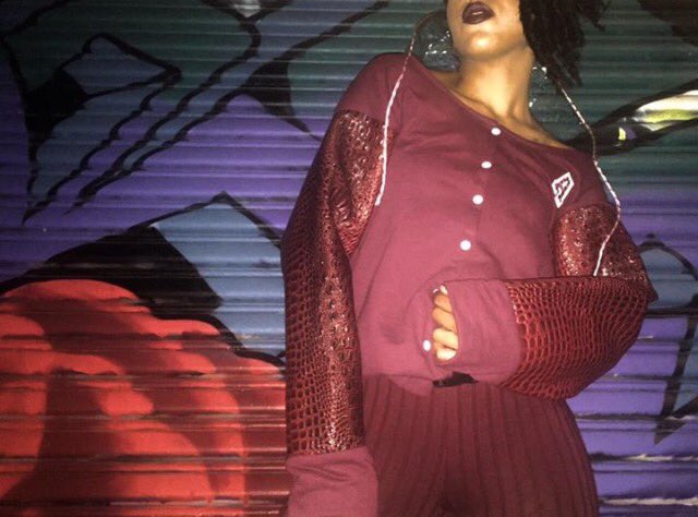 ShopALSBoutique's tweet photo. You'll be able to shop our "Python Varsity" jacket in just 2 more days!

Model is pictured on color 
 "Bloody Red" 🥀 https://t.co/6FwJhqWvo8