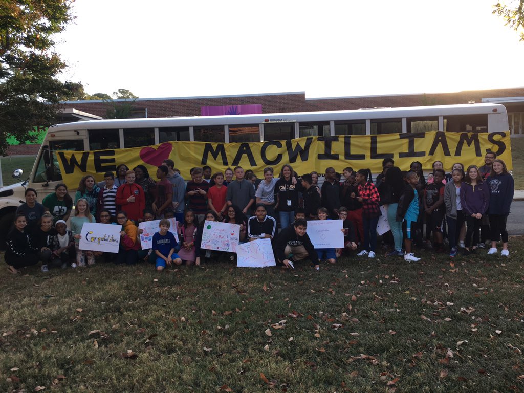 The bus says it all!! ❤️We are SO lucky to have @MsMacWilliams #TeamKidsFirst