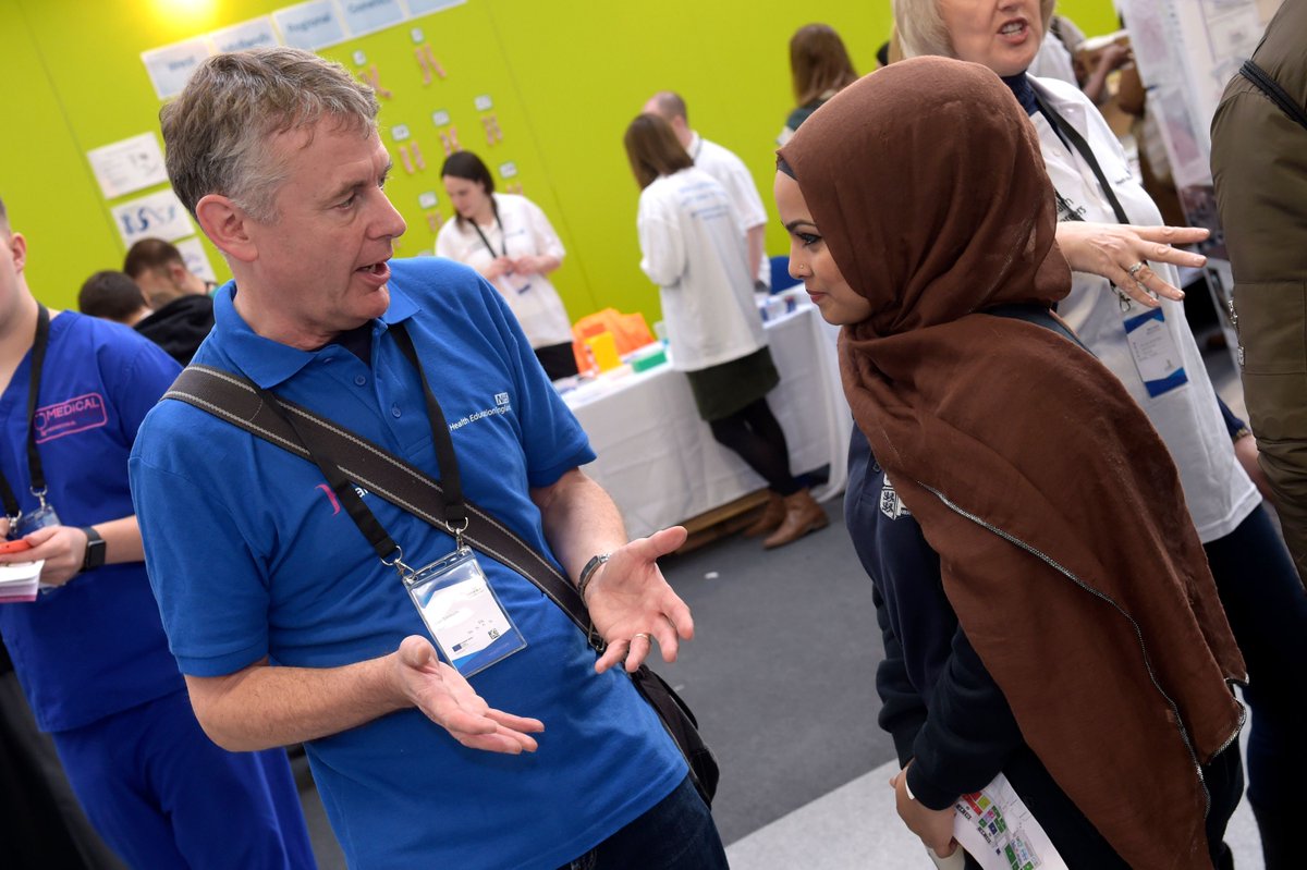 HealthCareersUK's tweet photo. Have a question about #NHSapprenticeships? Our careers advisers are at @WhatCareerlive today and tomorrow.  #London #Olympia https://t.co/2AKiOSOEmc