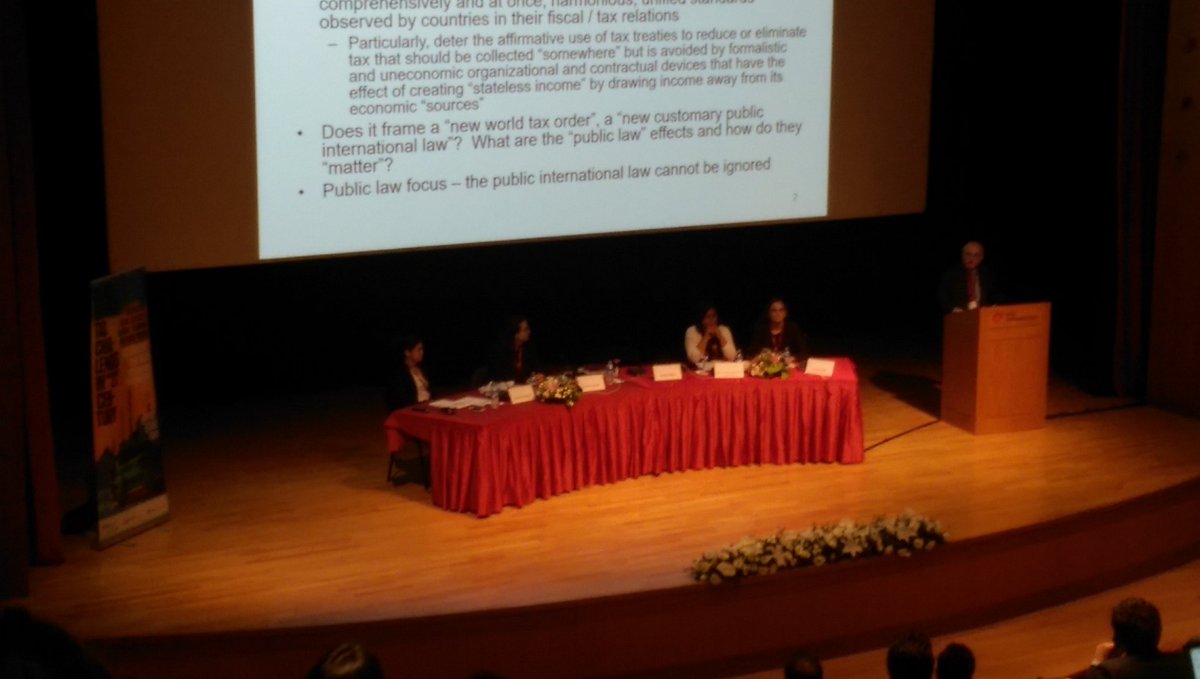 delaFeriaR's tweet photo. Second day at IFA Tillinghast conference @kocuniversity starts with a #wonel : @TR_Tax_Prof, N Bravo, I Mosquera and N Bravo on MLIs. https://t.co/9Svr4hrU6y