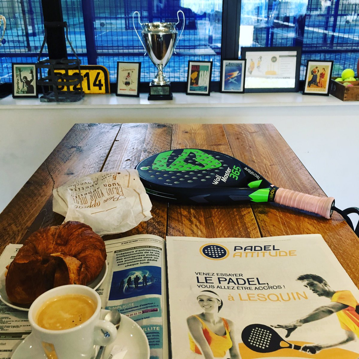 Un vendredi qui commence vraiment bien !! #voixdunord #lavoixmedias #padelattitude #padel #enrouteverslesommets #padeladdict