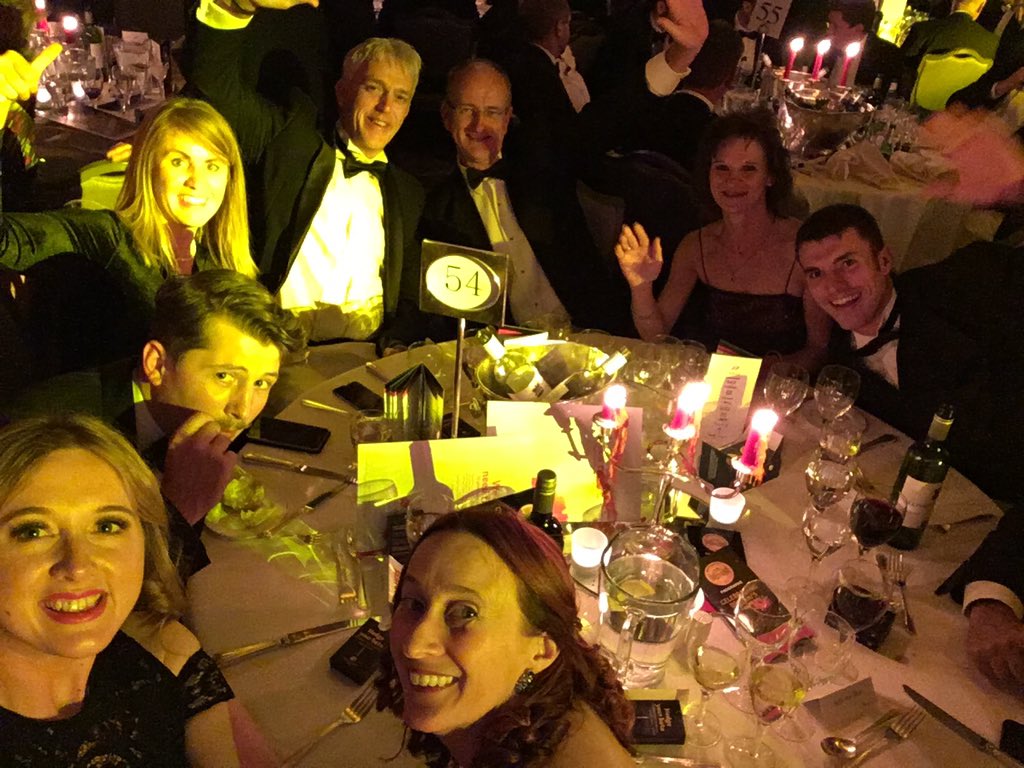 Mrs_Pig's tweet photo. Did we win?! 😜 #table54 #fwawards @FarmersWeekly https://t.co/H0TiJpPJtY