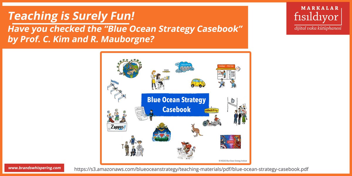 InfoMfisildiyor's tweet photo. Have you checked the “Blue Ocean Strategy Casebook” by Prof. C. Kim and R. Mauborgne? - https://t.co/x145lR4BR5 - @BlueOceanStrtgy https://t.co/AdYH6CA7UJ
