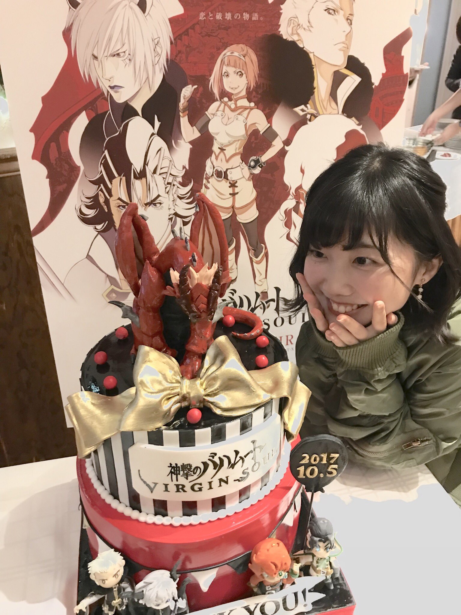 諸星すみれ 遅ればせながら 神撃のバハムート Virgin Soul 最後までご視聴いただきありがとうございました 私にとってはまさに新境地とも言えるような作品で さとう監督とニーナには 新しい自分をぐいぐい引っ張り出してもらい