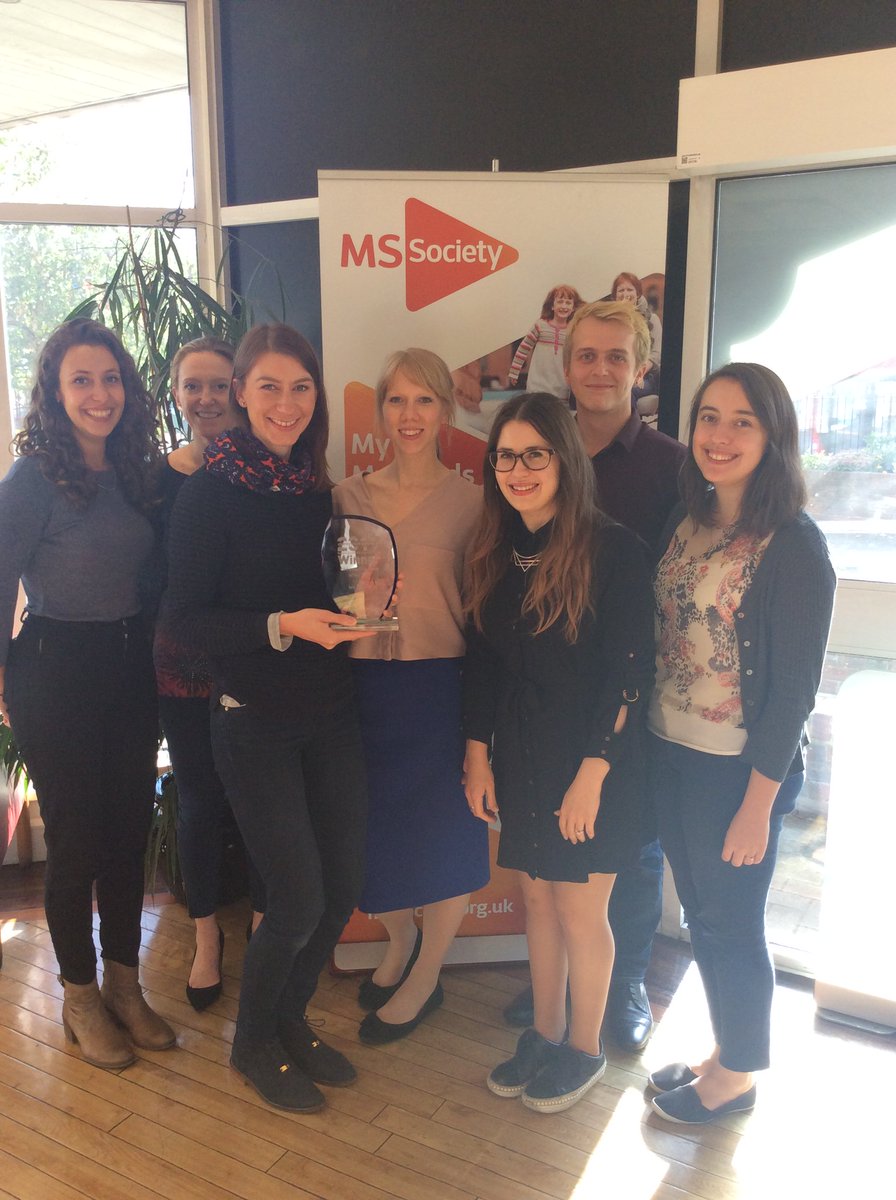 mssocietyscot's tweet photo. Delighted our staff won 'Campaigning Team of the Year' at the #CharityTimesAwards! The team has worked tirelessly for the #MS community 👏🏆 https://t.co/O7anwWTBQO
