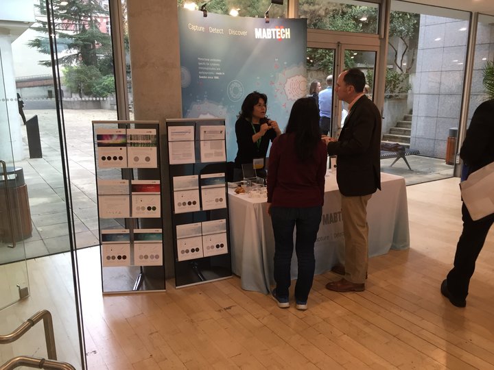 Mabtech's tweet photo. Enjoying the #ISV2017 in Paris? Meet Jullia and Jens at the #Mabtech booth to discuss the exciting world of B-cell FluoroSpot and more. https://t.co/NBnQd77ton