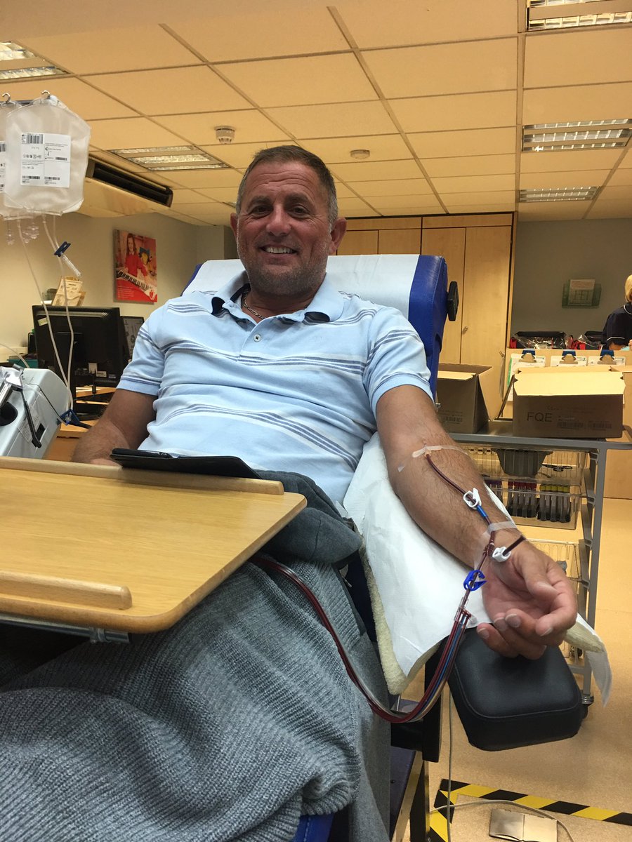 Can you guess what our President Ged is up to today?
#PeopleOfAction 
#Platelets 
#Donation
#Rotary <a href="/GiveBloodNHS/">NHS Blood Donation 🩸🩹</a>