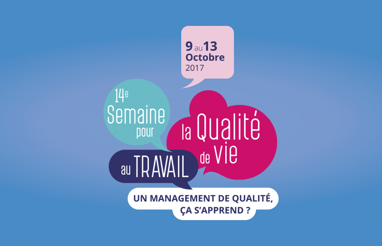 Lancement de la 14ème édit° de la Semaine pr la #QVT sur le thème "un management de qualité, ça s'apprend?"#SQVT2017 bit.ly/2ggASns
