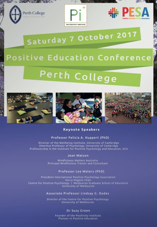 ProfLeaWaters's tweet photo. Looking forward to beaming in to the PESA Perth conference tomorrow #posedperth https://t.co/K2HvkERG8k https://t.co/lmqIZfoJM3