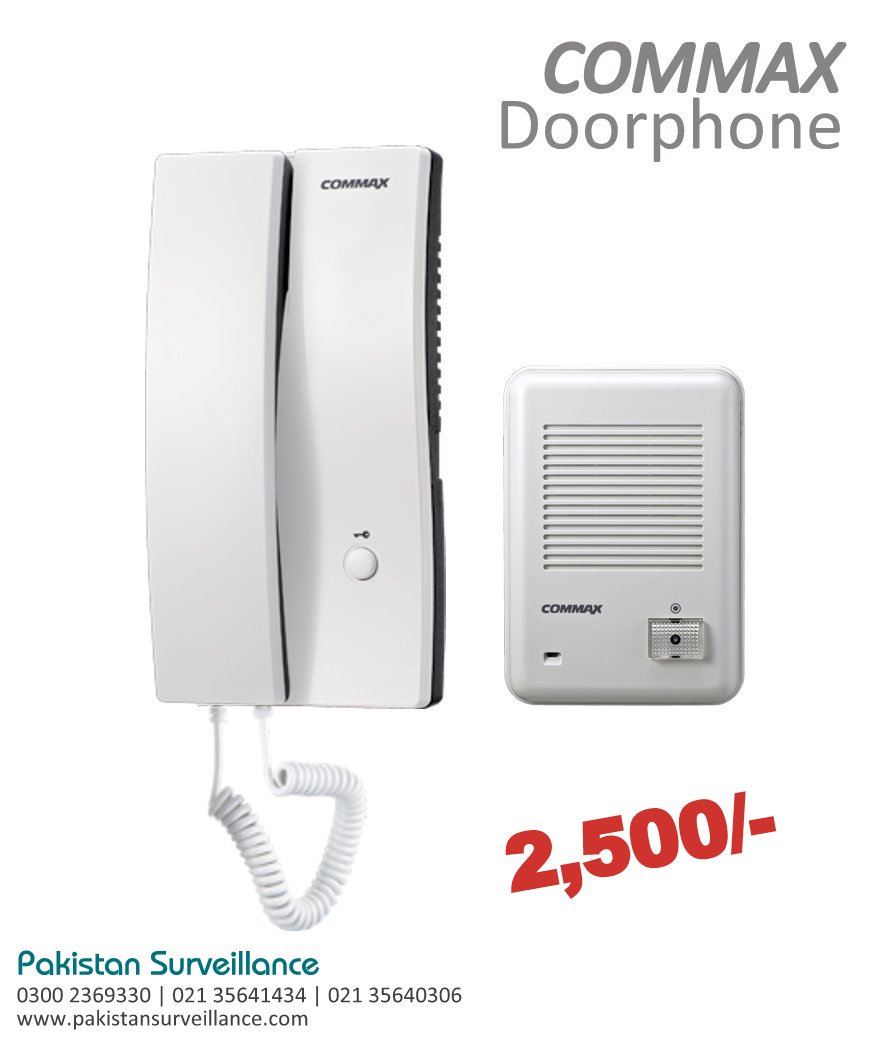Duamarketing's tweet photo. #Commax #Doorphone DP/2S
Easy #installation with only 2-wires
#Doorphone to #talk with visitor and release door
#Door unit to make #house call and talk
#Pakistan #Surveillance
0300 2369330 | 021 35641434 | 021 35640306
https://t.co/eYVJdMdyIq https://t.co/yf59WVwKVx