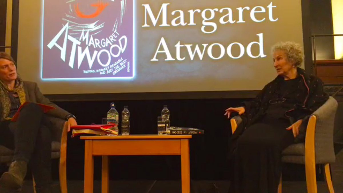Didn't catch our live stream of <a href="/MargaretAtwood/">Margaret E Atwood</a>'s event at Oxford last night? You can watch the full video here: facebook.com/waterstones/vi…