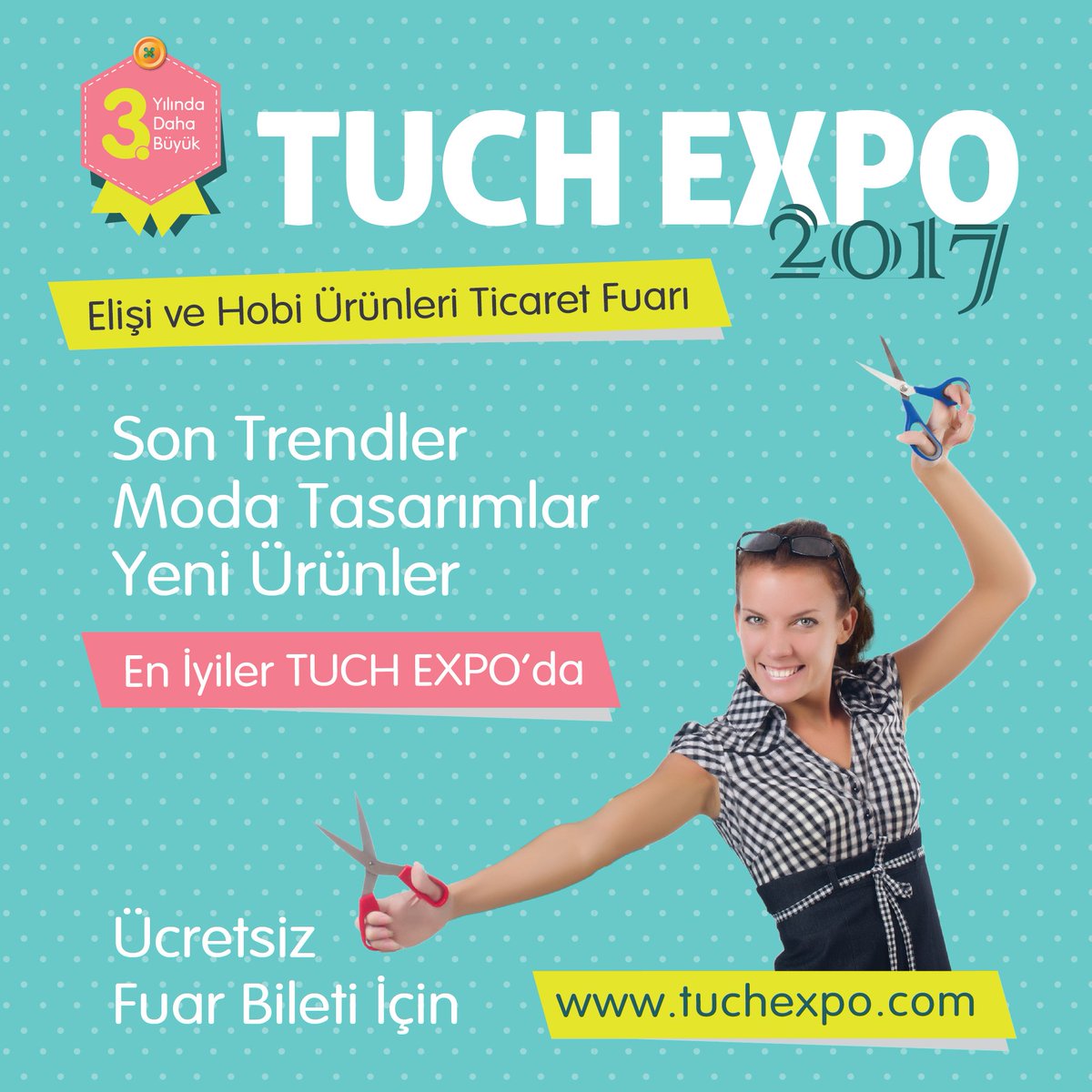 tuchexpo's tweet photo. Son Trendler
Moda Tasarımlar
Yeni Ürünler
En İyiler TUCH EXPO’da
Ücretsiz E-Bilet İçin: https://t.co/3GO7jVe9GS https://t.co/jvILxJ4NuQ