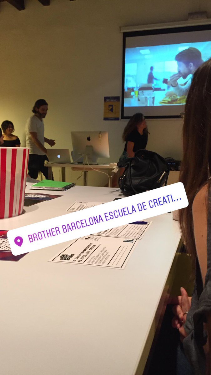Svancellsamat's tweet photo. Gran experiencia ayer en la escuela De creativos, Brtoher Barcelona. @BrotherBcn #sosloquehaces https://t.co/bsWQ1nIU15