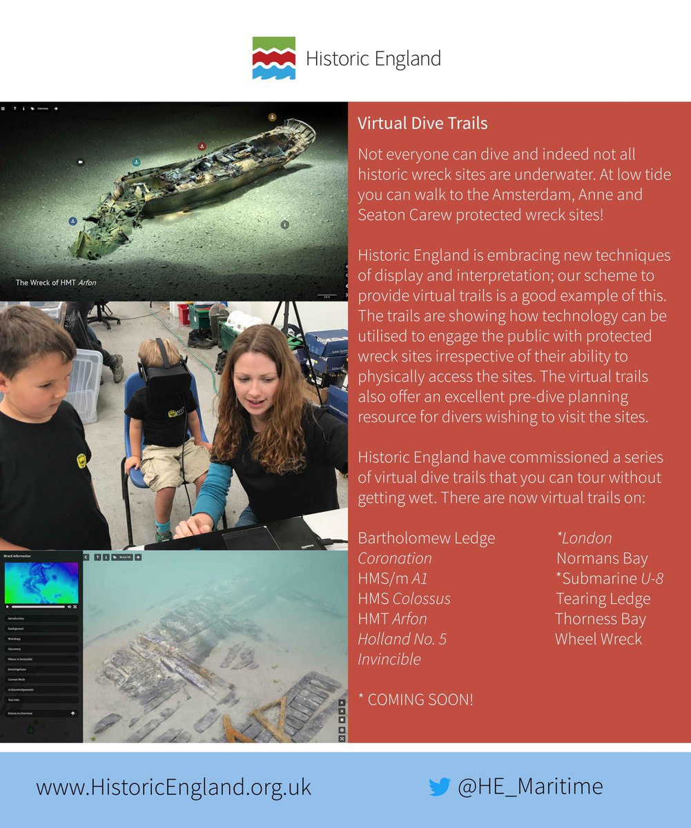 HE_Maritime's tweet photo. @HistoricEngland 2 #IconTC Wrecks can be hard to visit so it’s vital we engage the public in new ways e.g. #HEDiveTrail schemes https://t.co/NG6j0CjXfh https://t.co/FvySolejpx