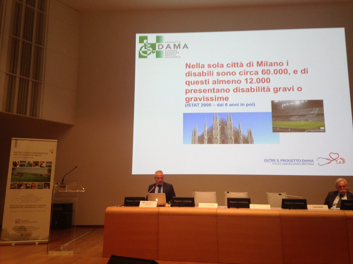 #Oltredama Dott. Corona presenta Dama ASST S.Paolo Dal 2001 a 5600 pazienti oggi #disabilitàesalute