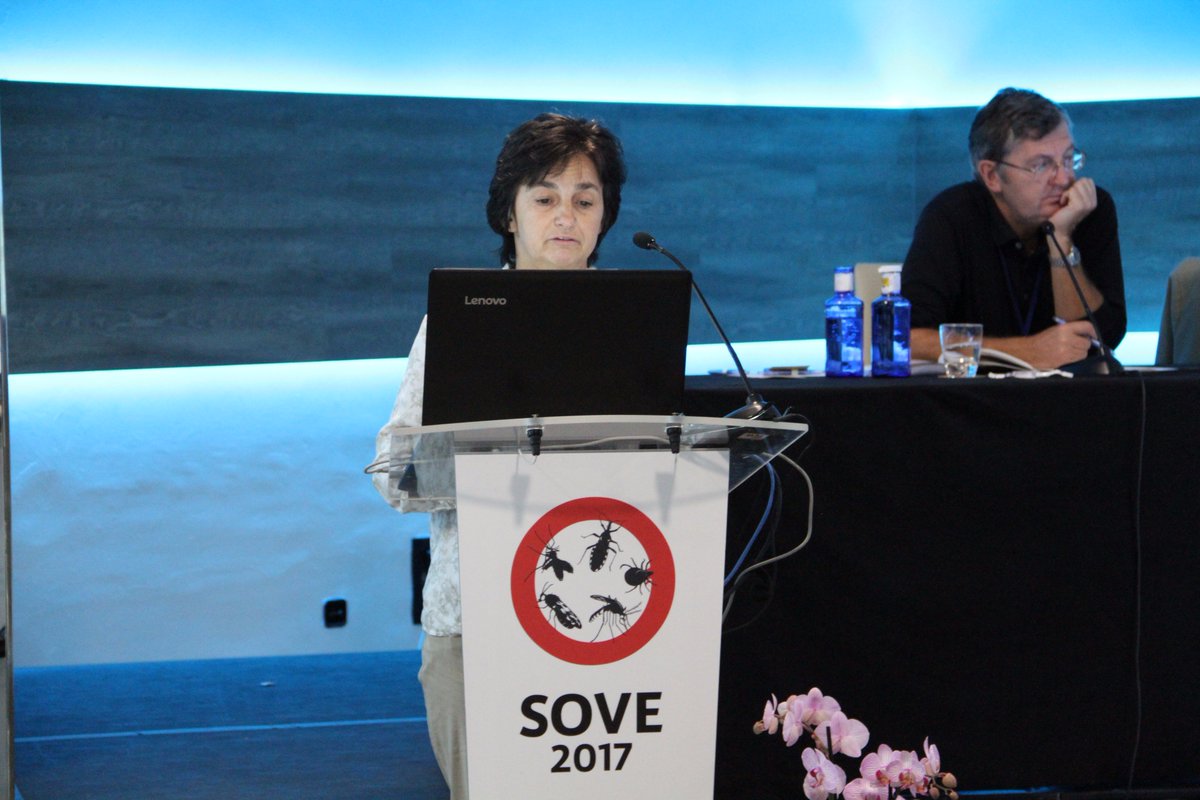 sove2017's tweet photo. Anabela Cordiero da Silva of #IBMC @UPorto talks about #leishmaniasis at #sove2017 #vectorbornedisease #vectorcontrol https://t.co/RvfMGnQiD6