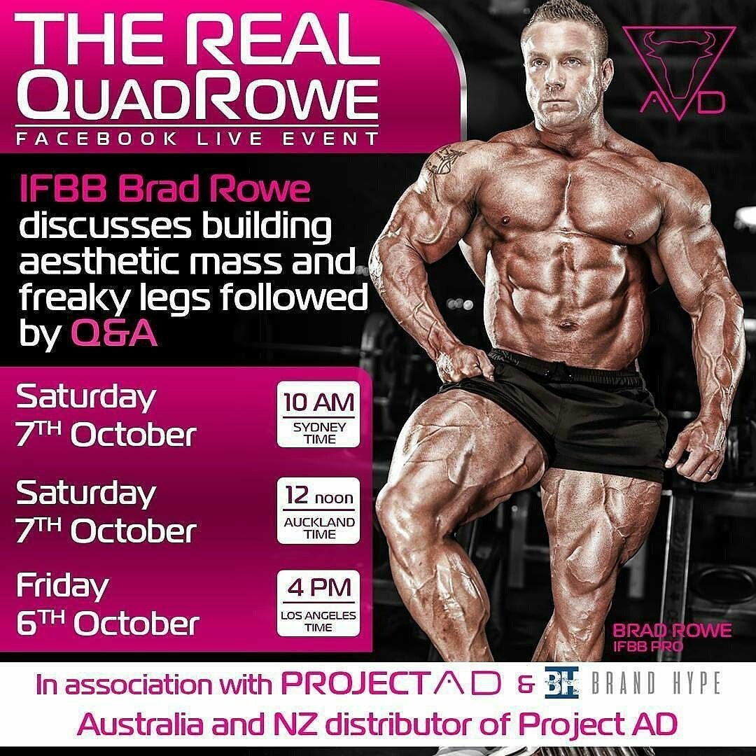 Don't miss this!  <a href="/BradBRowe/">Brad Rowe</a>  Q&amp;A ok his Facebook page