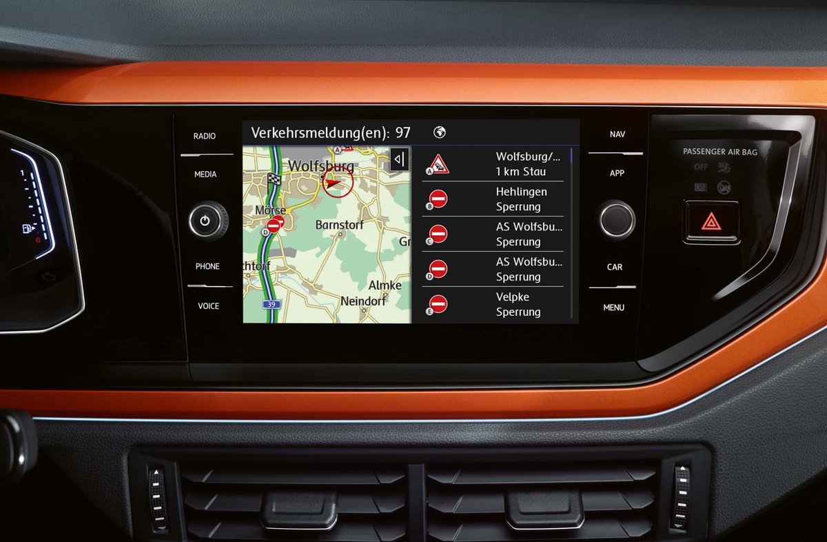 jstackmann's tweet photo. #ConnectFriday: avoid traffic jams &amp; enjoy the ride in our new #VWPolo, with #VWCarNet “Guide &amp; Inform”. /JS https://t.co/acUaUwN67O