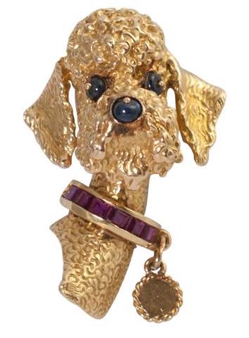 Who’s looking at me? Fab jewellery from Plaza at Chester Antiques Show, Country Grandstand, 12-15 Oct. Penman Fairs. #jewellery #poodles