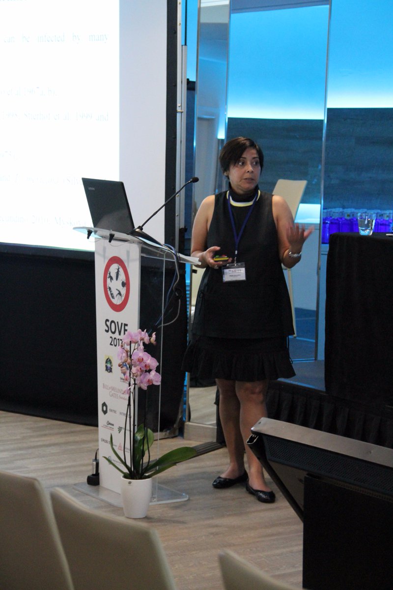 sove2017's tweet photo. Nagila Secundino of @fiocruz talks about Lutzomya longipalpis vectorial competence of different species of #leishmania at #sove2017 #vectors https://t.co/rbLBz5WIJ4
