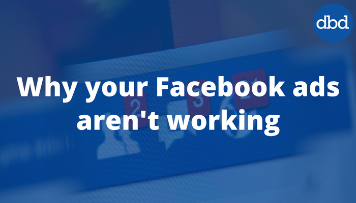 Here are 5 common reasons why Facebook adverts fail to convert effectively – &amp; what to do about them: 

dbdmedia.co.uk/our-thoughts/p… #PPC #FBads