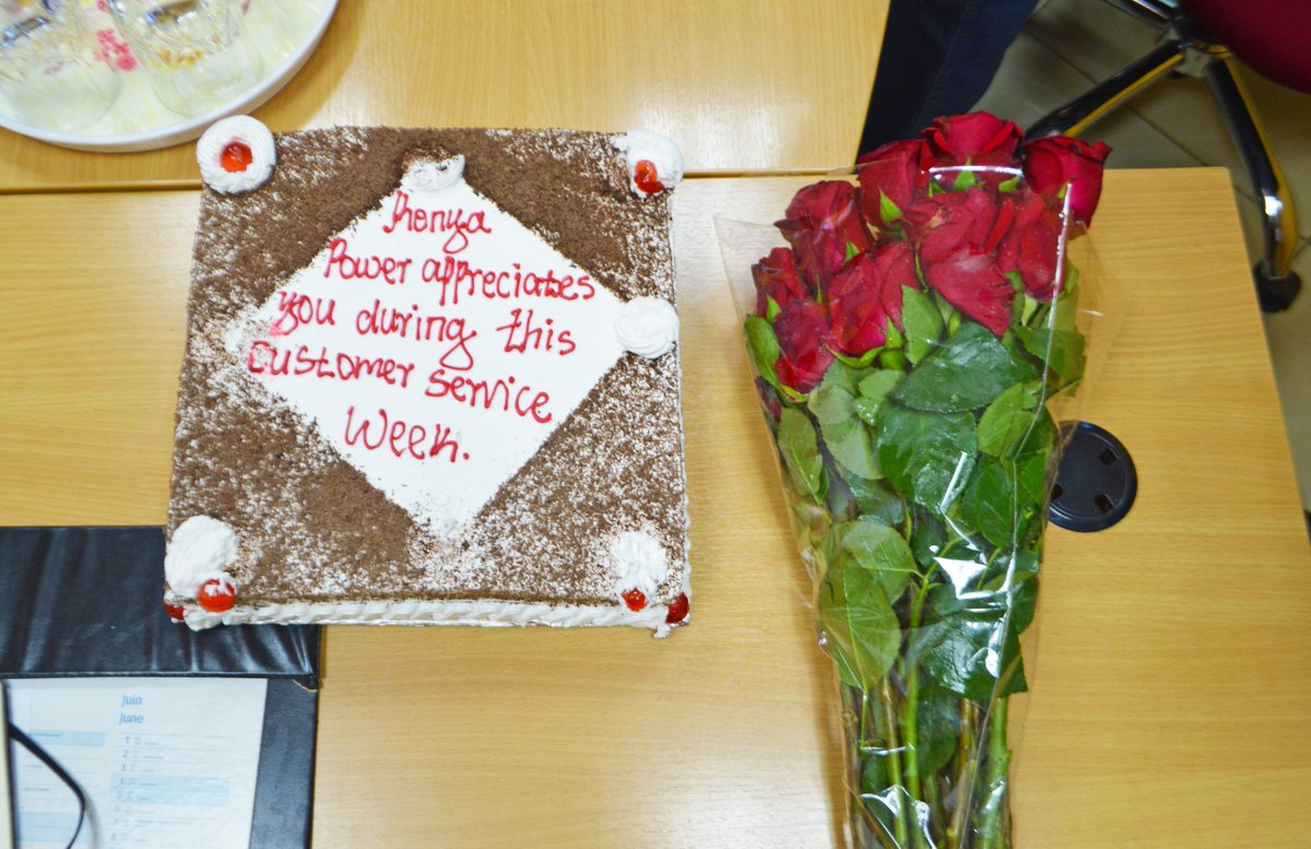 HighlandsKenya's tweet photo. Business is not only to create Customers but to serve them well and appreciate them.Asante Sana @KenyaPower Nyeri Team😊 #CustomerServiceWeek https://t.co/sfHagvle3f