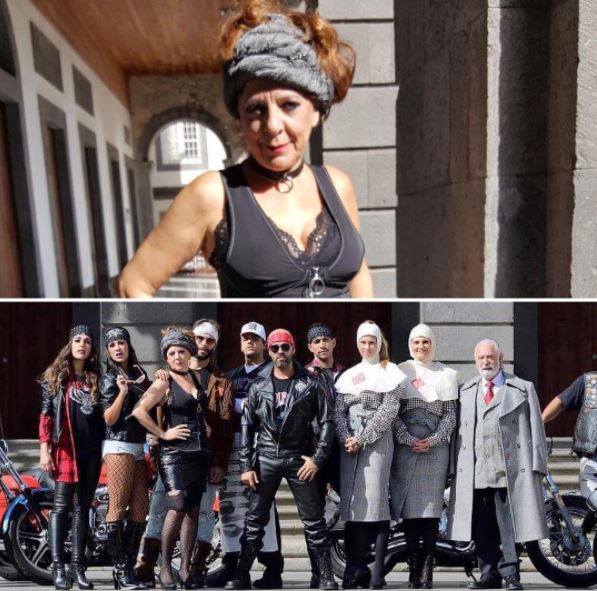 yoloviprimeroSL's tweet photo. Don Juan #Tenorio sobre ruedas 🤘🏼🏍🎭#MariCarmenSánchez es parte del elenco protagonista de esta versión dirigida por Israel Reyes #teatro https://t.co/LKZxI5ACmF