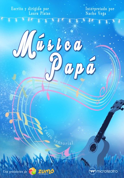 Mañana estrenamos Música Papá, nueva obra de teatro sensorial para bebés, en <a href="/microteatro/">microteatro</a>. Todos los findes de octubre de 11:30 a 13:30