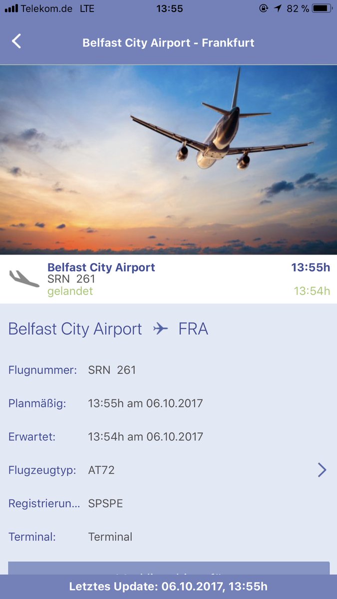Moin <a href="/Airport_FRA/">Frankfurt Airport</a> Ist das ein neuer Flug oder nur heute ein Special?