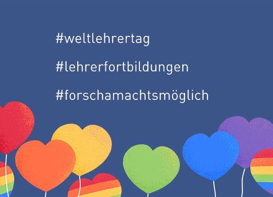 forscha's tweet photo. https://t.co/n4G3gHalaY
Gewinnspiel zum #weltlehrertag. #forscha17. Tickets for free für eine  #schulklasse am #schulFREItag. https://t.co/tDM3e07fdR