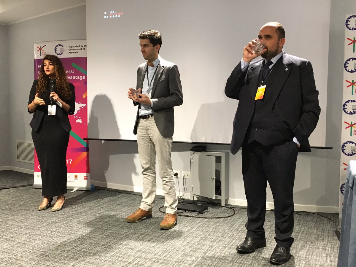 VoteAkil's tweet photo. Three inspiring @GlobalShapers to follow who are changing the world every day: @Rawan_But, @YoriKamphuis &amp; @shehabnow 

#ShapeEurasia2017 https://t.co/takUd59Sya
