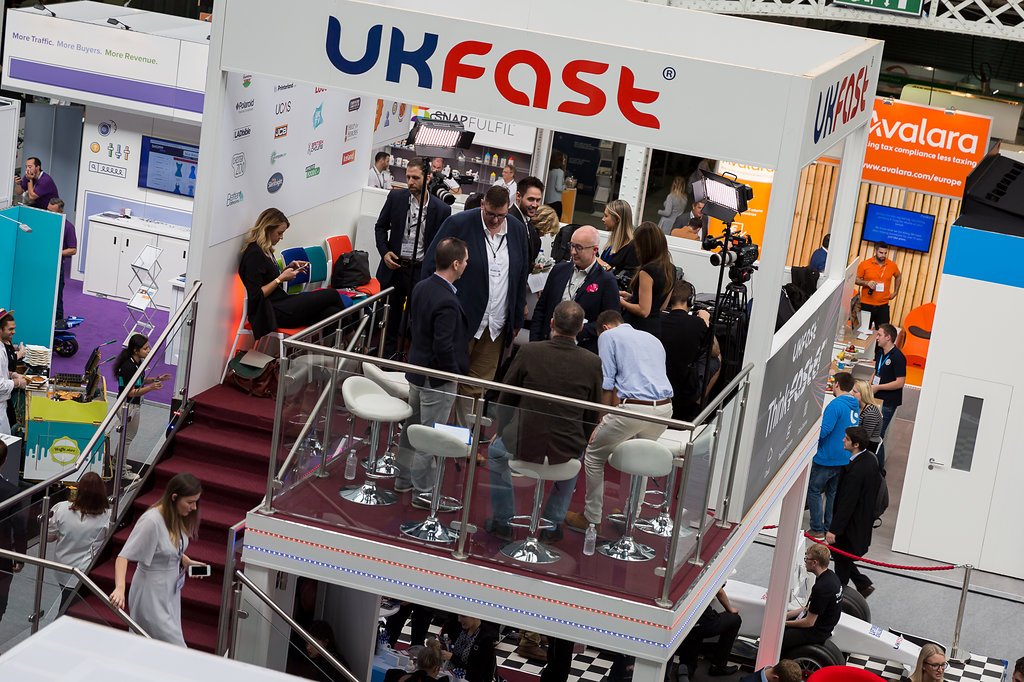 ecommerceexpo's tweet photo. Busy stand for @UKFast at #ECE17: you can find out more about their dedicated hosting and cloud solutions https://t.co/tQcaPm4zt2 #ecommerce https://t.co/COelXffzeN