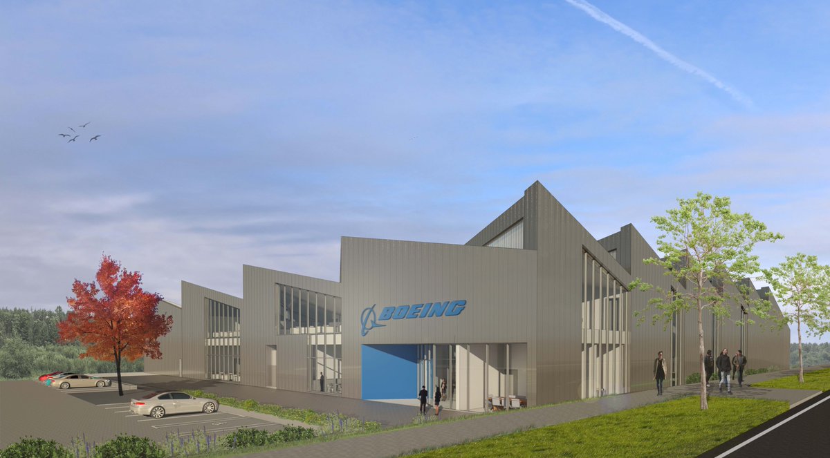 BoeingEurope's tweet photo. #Boeing has started the construction of its 1st European production facility in #Sheffield #UK: https://t.co/2X2xJfXCv9 #BoeingSheffield https://t.co/tbKA2HwV75