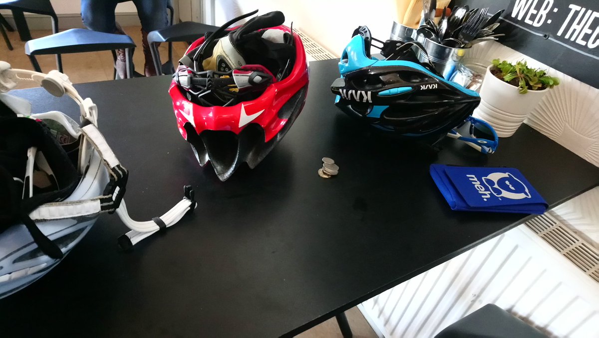 Wherever there's coffee you'll find the Velo #ssvcc <a href="/The_Cycle_Hub/">TheCycleHub</a>