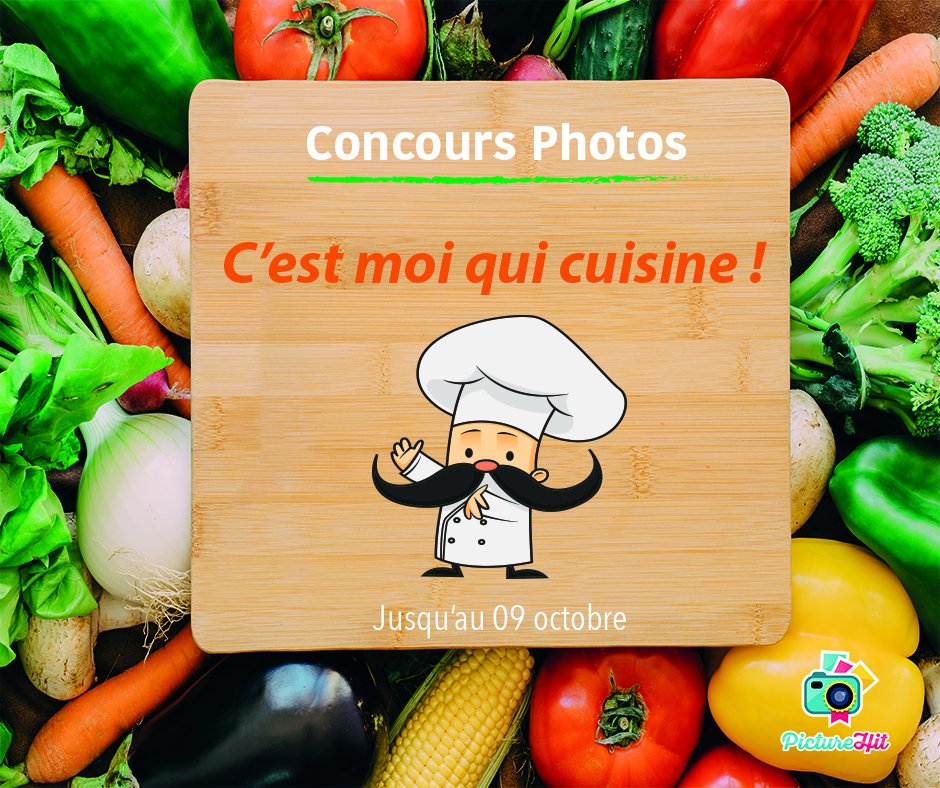 C'est parti pour le concours photo "c'est moi qui cuisine" 😋 
Montre nous comment tu cuisines bien ! 😀👩‍🍳
Télécharge l'appli 👍🏻