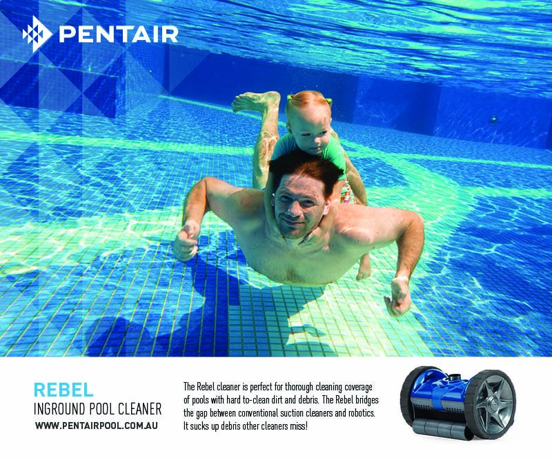The Rebel cleaner available at pentairpool.com.au
