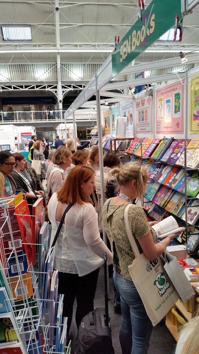 SENBooks's tweet photo. Busy start at @SENShowUK TES SEN Show. #senbooks https://t.co/QEkloCKGIo