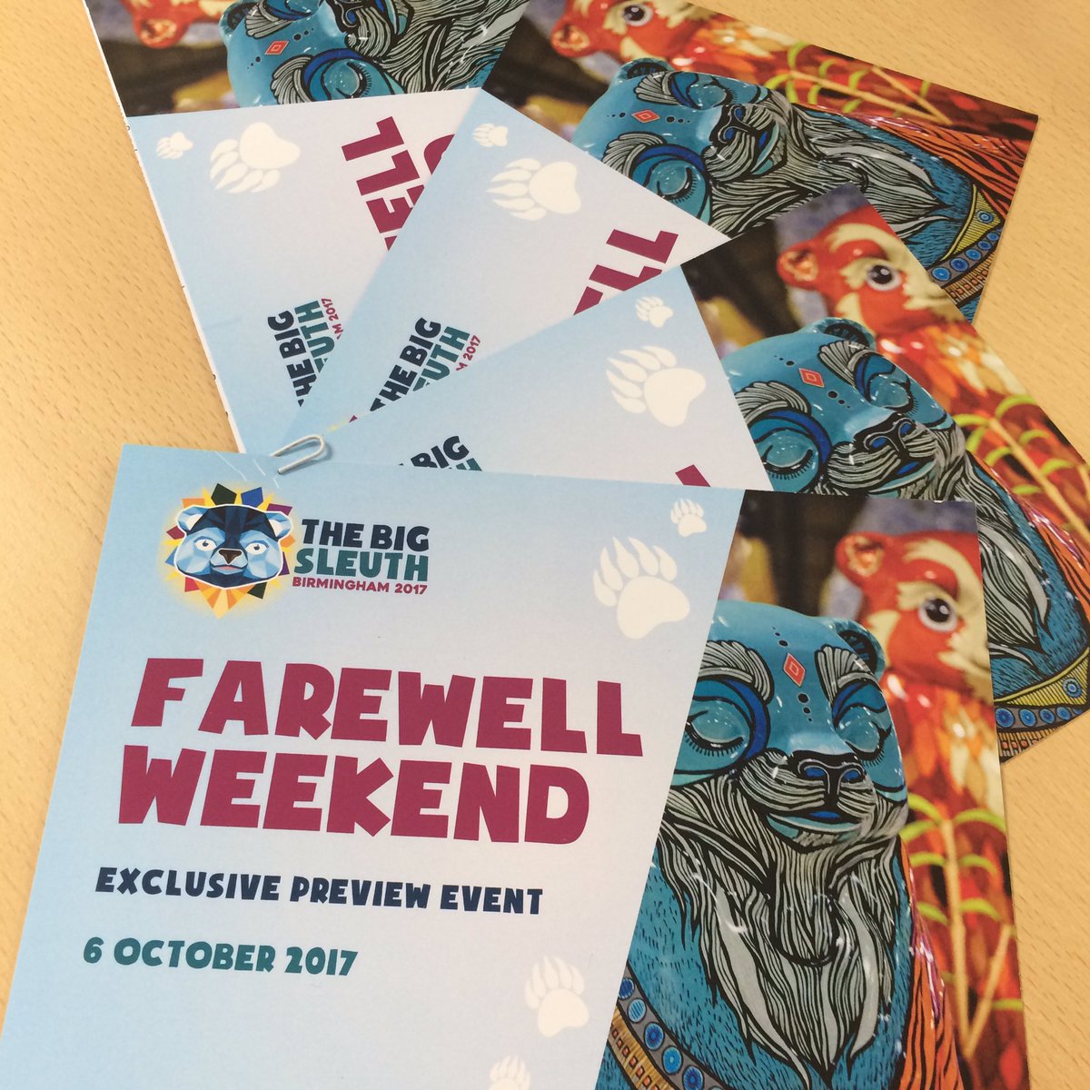 Biomaster's tweet photo. Getting ready for @TheBigSleuth's #FarewellWeekend, looking forward to seeing all the bears for the last time! https://t.co/jMIrxb7VNT