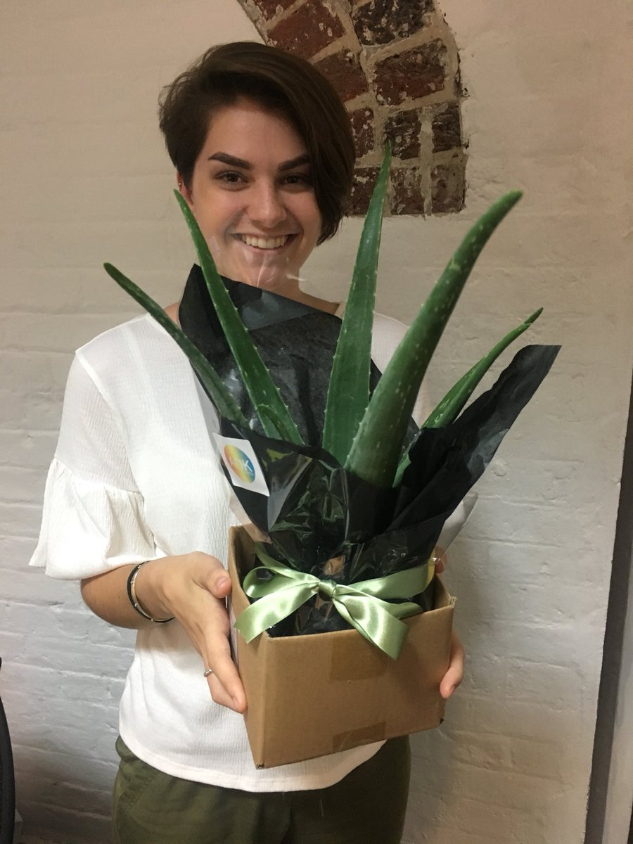 Fullcircle_team's tweet photo. Thanks @AOKevents for our succulent gift. He shall be named... #seepicture #helloaloe #aloeisitmeyourlookingfor https://t.co/VyX21Vq20F