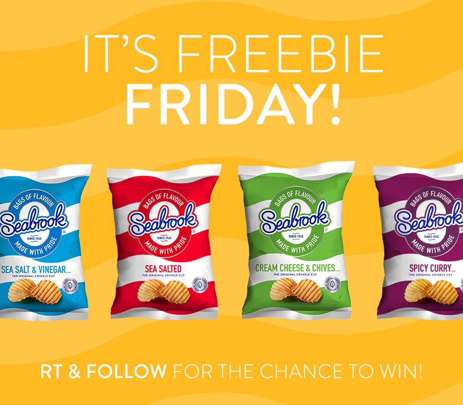 It's #FreebieFriday! #RT and follow for the chance to win a box of crisps! (UK Only)