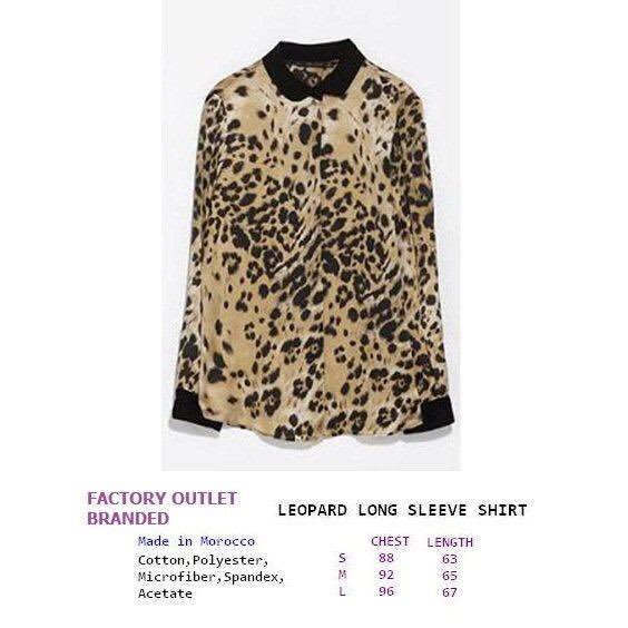 FASHIONmeJakpst's tweet photo. LEOPARD LONG SLEEVE SHIRT. Made in Morocco Rp 250.000,- https://t.co/FNS3zeWIlM FACTORY OUTLET BRANDED JAKARTA https://t.co/6X0V2jqgwG
