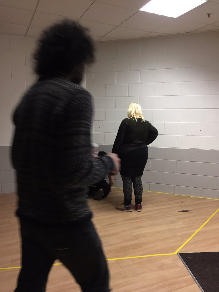 CultColonyLive's tweet photo. At #threedoorsup just along from @Arcadecardiff while @yellowbackbooks get the tape out. Open this eve 6-8, and all weekend. https://t.co/ylrGuyuBSM