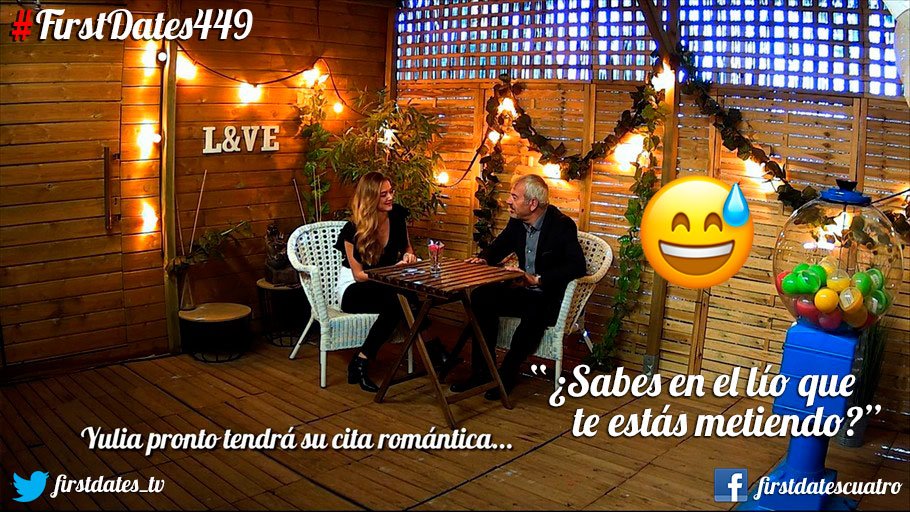 firstdates_tv's tweet photo. ¡Noticias geniales y por partida doble! #FirstDates449 https://t.co/M5uYzM1Isd https://t.co/eY5AZ2hPAg