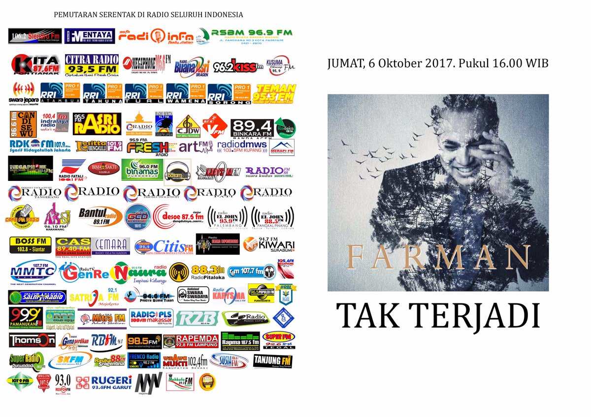 OfficialSINGFM's tweet photo. #nowSINGing #PemutaranSerentak @farmanpurnama - #TakTerjadi ll @kollasik #TargetPop lOn 106.5 #SINGFM https://t.co/HkYv4s5PHx