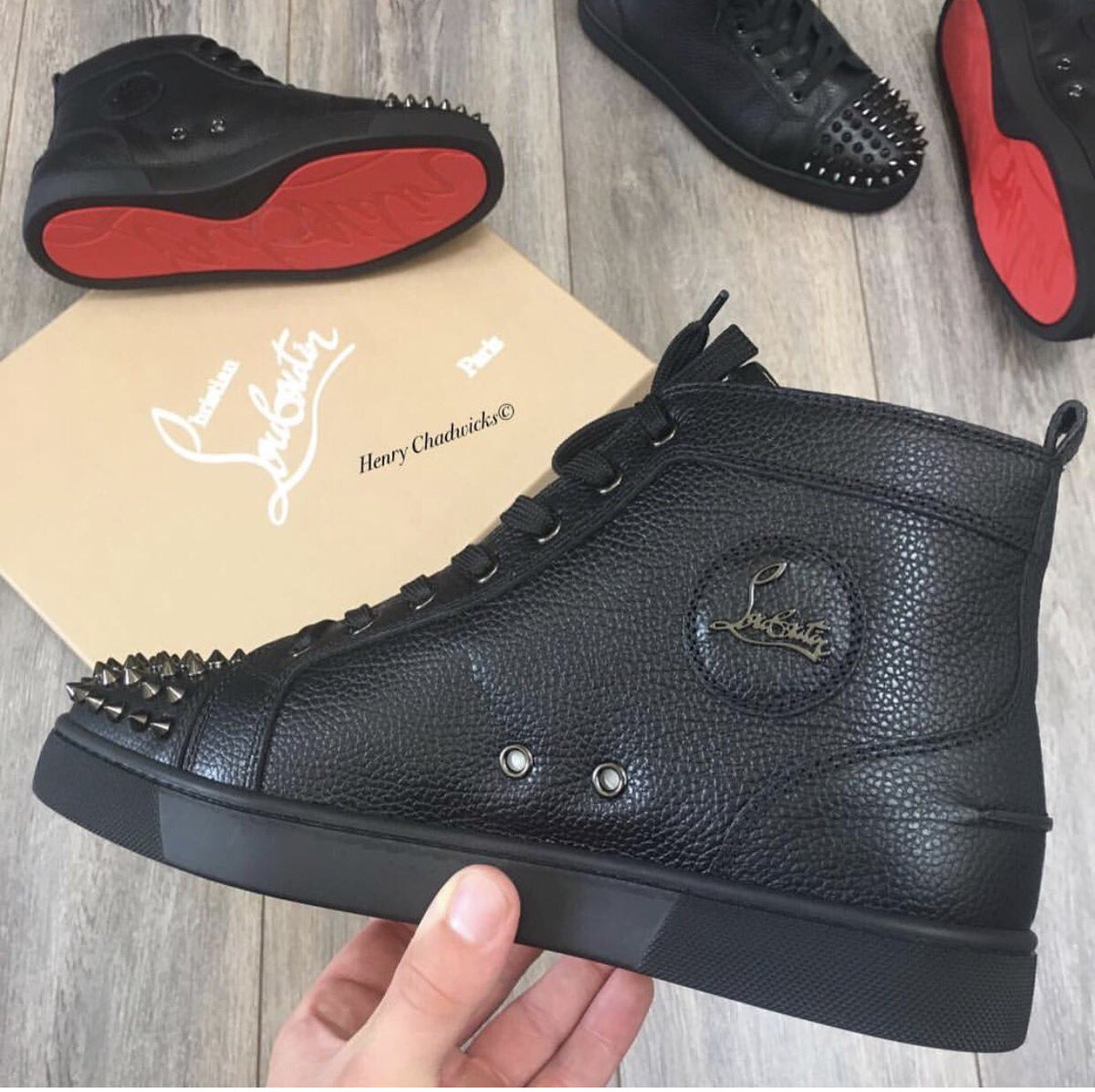 Louboutin trainers for sale 💯 size 9, selling them due to wrong size, never been worn! Please message me if your interested.
