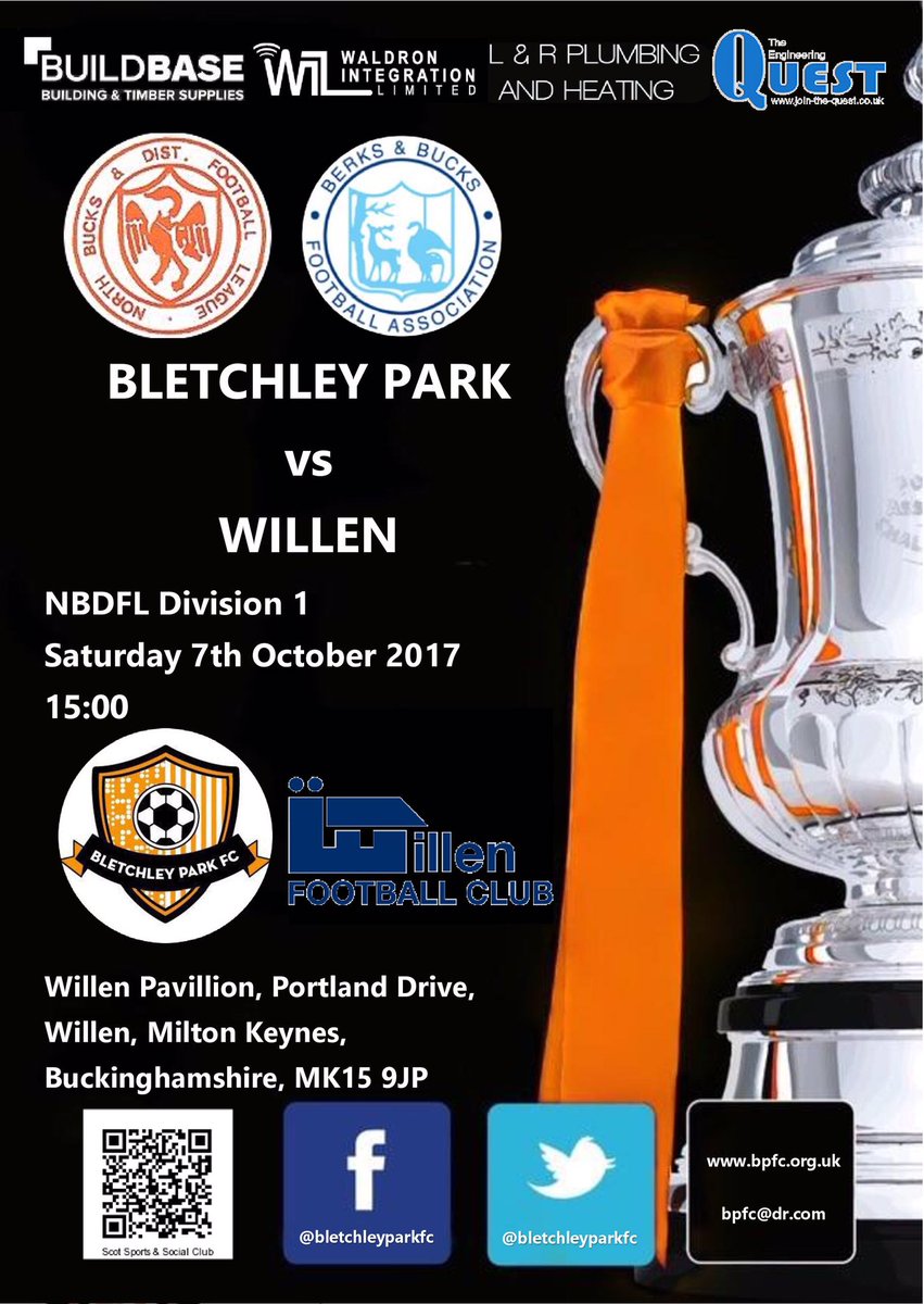 bletchleyscotfc's tweet photo. The two Saturday sides continue their seasons tomorrow, with the Firsts playing away at Willen and the Ressies hosting Westbury https://t.co/LVQWgzwked