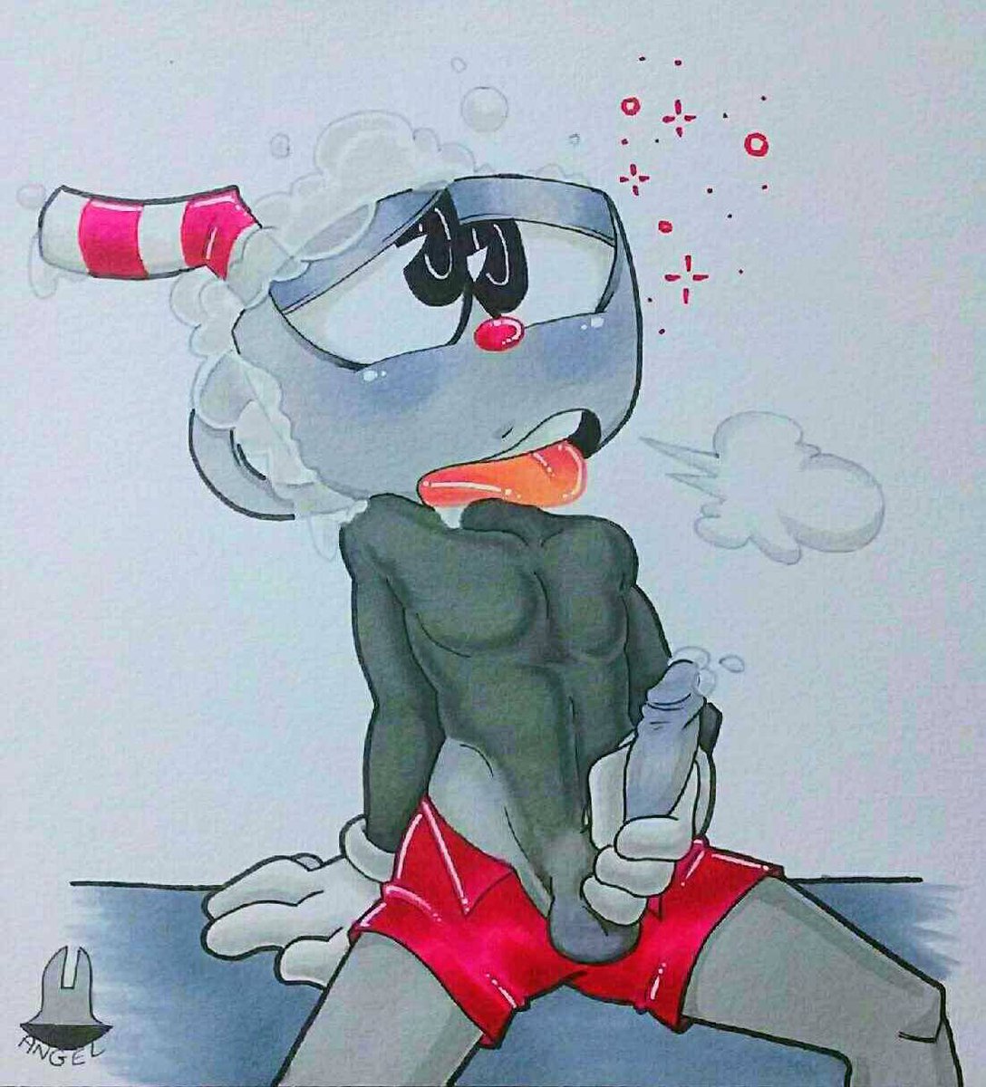 LewdMutliBros's tweet image. Seriously someone should make a Cuphead account. I’ll give ya nudes if you do.