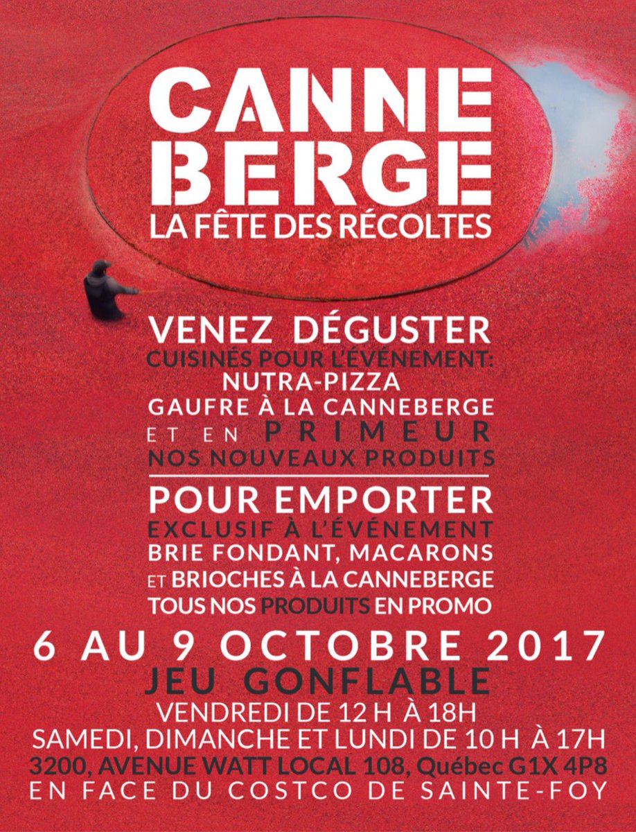 nutrafruit's tweet photo. C’est la fête des récoltes de canneberges chez Nutra-Fruit! https://t.co/oZwJMhRs4J